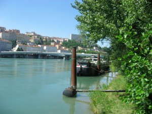 Réaménagement de berges du Rhône