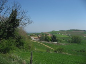 Paysages des communes de Chaussan et de Saint-Sorlin