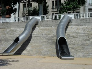 Réaménagement de berges du Rhône