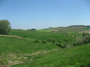 Paysages des communes de Chaussan et de Saint-Sorlin